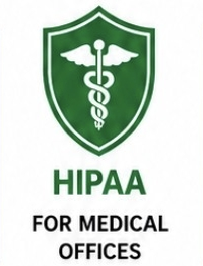 HIPAA-conscious cleaning training badge for medical offices
